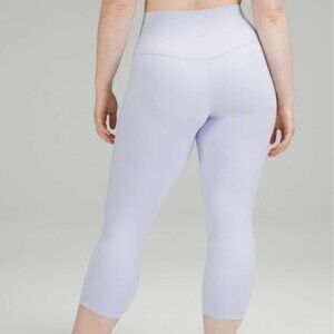 Lululemon Align High-Rise Crop 21" Pastel Blue Size 12 Double Lined Soft